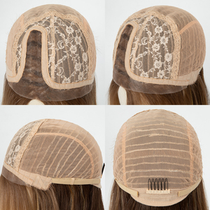 Peluca de <span class=keywords><strong>Cabello</strong></span> Sintético Kanekalon al por Mayor, Peluca con Frente de Encaje Transparente sin Pegamento, Ondas Naturales, Monofilamento, para Mujer - Product Image 4