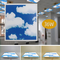 Faux panneau lumineux à Led bleu ciel, plafonnier artificiel, Promotion à domicile, 600x600mm