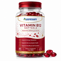 Capsules de Vitamine B12 en Gélules Souples SPL OEM, Prix 5000 mcg, Complément Alimentaire pour la Santé du Cerveau et des Nerfs, Vitamine B12 en Gélules Souples