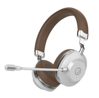 2024 nouveau casque de jeu sans fil ANC casque à réduction de bruit active casque de jeu sans fil casque supra-auriculaire avec Microphone