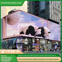 Écran LED couleur plein format étanche pour extérieur JH-HWP2.5, écran publicitaire mural pour bureau commercial, grand écran avec une résolution de 2 mm