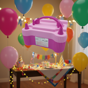 Pompe à ballons électrique 1100W 220V pour usage domestique, couleur rose - Product Image 3