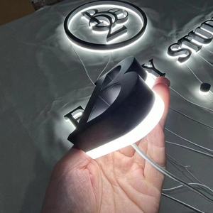 Création de Logo, lettres rétroéclairées personnalisées, panneaux publicitaires, bureau, panneau mural Led, Logo, panneau d'affaires intérieur - Product Image 6