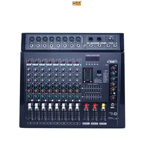 DMX16 Series 6/8/12/16 Channel Power Mixer Amplifier Professional Audio KTV Sound Mixing Console