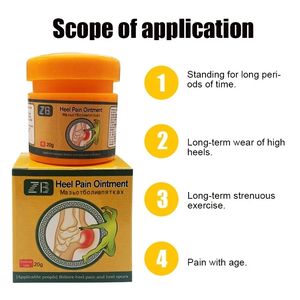 OEM salep Herbal taji tulang kaki 20g ZB, salep krim nyeri tumit kaki, salep keseleo pinggang ODM - Product Image 2