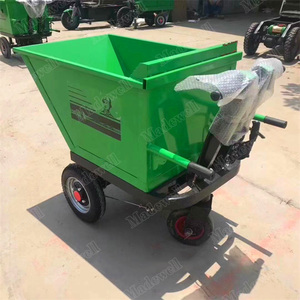 Carretilla Eléctrica Verde con Motor, Diseño Compacto para Obras de Construcción y Uso Agrícola - Product Image 2