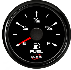 Nouveau <span class=keywords><strong>Jauge</strong></span> de niveau de <span class=keywords><strong>carburant</strong></span> blanc 52mm 0-190Ohm Marque ECMS IP67 Étanche 9-32V pour Bateaux - Product Image 6