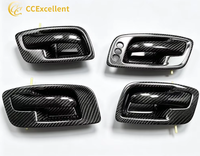 CCExcellent Personnalisé pour Challenger/Charger 2015+ - Accoudoir de véhicule en fibre de carbone