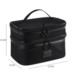 Bolsas de Cosméticos de Malla de Nailon de Moda de Verano Makeway con Cierre para Maquillaje y Almacenamiento - Product Image 1