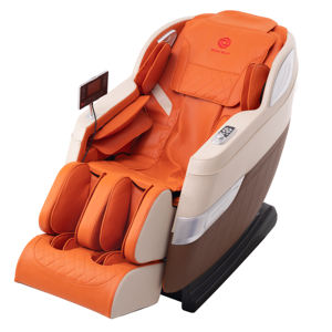 Moderner 4D L-Track Massagesessel Ganzkörper Nacken Kopf Fuß Massagegerät 3D Zero Gravity Shiatsu Heizung Luftdruck-Massagestuhl - Product Image 4