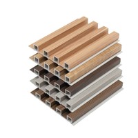 Modern Sound-Absorbing Decorative WPC Wood-grain Wall Panels for Residential Commercial Outdoor Use