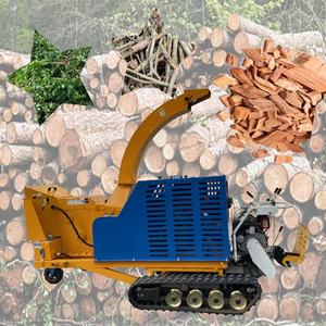 Trituradora de Madera Móvil con <span class=keywords><strong>Remolque</strong></span>, Diésel/Eléctrica, para Ramas de Árboles de Jardín, Trituradora de Madera con Alimentación Automática y Alta Capacidad de Carga - Product Image 1