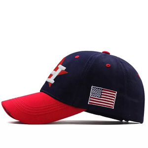 Berretto da Baseball ricamato con bandiera americana traspirante regolabile estiva Casquette De Baseball Pour Homme - Product Image 5