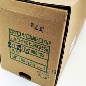 Whole Sale CF1/4W-20Kohm5% T52 1/4W Resistors Carbon Film Resistors 20Kohm 5% 1/4W - Product Image 1