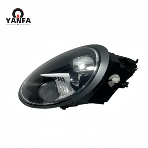 Para <span class=keywords><strong>Porsche</strong></span> 911 montaje de faros TurboS y <span class=keywords><strong>GT3</strong></span> iluminación <span class=keywords><strong>991</strong></span> Módulo de lente Hernia fondo negro gris 8000K Temperatura de Color - Product Image 2