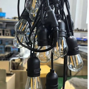 E27 <b>Led</b> <b>Light</b> Strings Waterproof Outdoor Hanging Lamp S14 Plastic Body 10A 16A Ce Certified For Export - Product Image 3