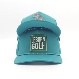 Gorras de Béisbol Deportivas de 5 Paneles Ajustables con Logotipo Bordado en 3D Personalizado con Estampado de Leopardo Impermeable, Gorras de Golf - Product Image 3