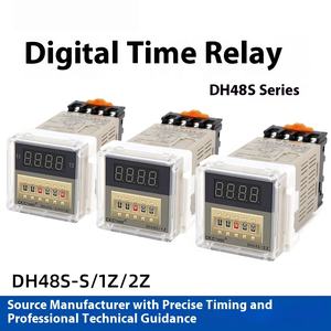 FYX 스톡 DH48S-S 디지털 사이클 타이머 릴레이 지연 타이머 자동 스위치 1Z 2Z 모드 010s-999H AC DC <span class=keywords><strong>12V</strong></span> 24V 36V 110V 220V 380V - Product Image 2