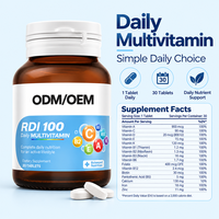 Comprimés multivitaminés quotidiens OEM ODM avec vitamines A, C, E, B2, B5, B12, K – Mélange complet de vitamines – Complément alimentaire pour adultes – Vente en gros