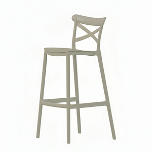 Venta Directa de Fábrica Jietuo: Sillas de Bar Modernas, <span class=keywords><strong>Taburetes</strong></span> de <span class=keywords><strong>Cocina</strong></span>, Sillas de Comedor de Plástico <span class=keywords><strong>para</strong></span> Exterior, Taburete de Bar Negro <span class=keywords><strong>con</strong></span> Respaldo Cruzado - Product Image 1