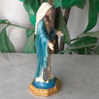 Statue créative de la Vierge Marie articles religieux décoration 3D résine artisanat décoration de la maison Souvenirs religieux Sculpture