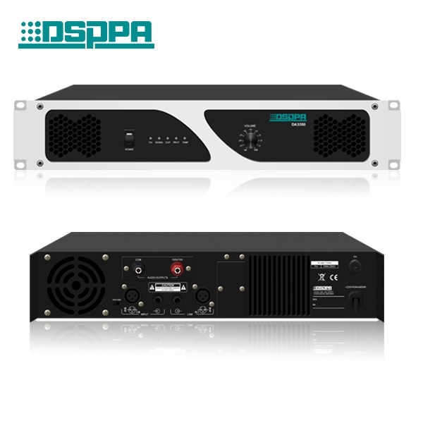 1U 1-Channel Class D Digital High Power Amplifier 70V-100V for Outdoor Applications