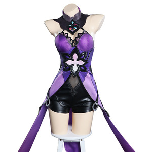 Baige Black Swan Cosplay Honkai Star Rail disfraz conjunto completo peluca vestido uniforme Halloween fiesta vestido para mujer - Product Image 1