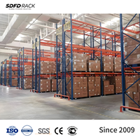 Étagère à palettes métallique sur mesure à 4 niveaux, capacité de charge de 200 kg, 300 kg, 500 kg, 800 kg, 1000 kg, rayonnages industriels robustes pour le stockage en entrepôt