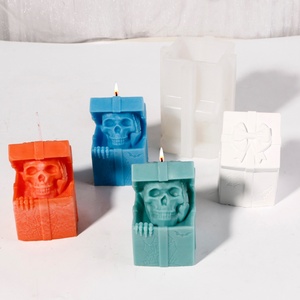 Molde de Silicona para Velas con Forma de Esqueleto en Caja TangChu, para Decoración de Fiestas, Regalo Único y Ambiente Gótico - Product Image 5