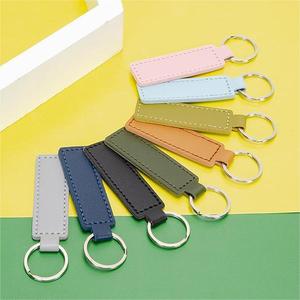 Multipurpose PU Leather <b>Key</b> <b>Ring</b> with Detachable Badge Clip Office Hotel Business Souvenirs - Product Image 6