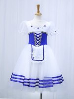 Robe de tutu de danse de ballet rouge Giselle pour filles et femmes, costume de scène, longues robes de danse de ballet