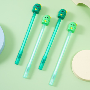 Dinosaur Gel <b>Pen</b> 0.5mm Soft Rubber Kids Office School Stationery Writing Tool - Product Image 2
