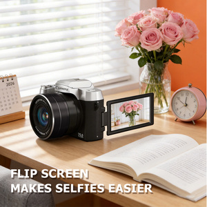 Caméra numérique 6K 64MP WiFi avec autofocus, caméscope pour vlogging avec écran tactile 3.0, <span class=keywords><strong>webcam</strong></span> pour YouTube et vidéo en direct - Product Image 3