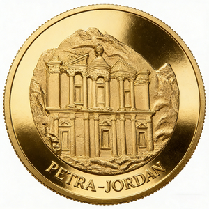 Moneda Conmemorativa Chapada en Oro de las Siete Maravillas del Mundo, Nueva y Personalizada, Sin Stock - Product Image 4