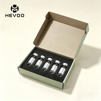 Golfkartonnen peptide verzenddoos met schuim inlay voor injectieflacon beschermende verpakking levering