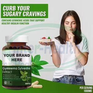 Cápsulas de Extracto de Hoja de Gymnema Sylvestre para Adultos, Suplemento Alimenticio Orgánico OEM ASAP - Product Image 4