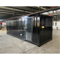 Conteneur préfabriqué de luxe moderne de 20 pieds et 40 pieds, étanche, portable, structure en acier, conteneur d'expédition préfabriqué de 3m/5.8m