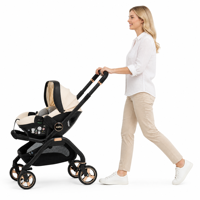 Siège auto convertible Kidilo, poussette pliable et portable pour nouveau-né, OEM ODM, directement de l'usine, poussettes 3 en 1 pour bébé, voyage