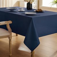 Nappe rectangulaire personnalisable, écologique, design moderne, imperméable, résistante aux taches, lavable, décorative, pour l'intérieur et l'extérieur