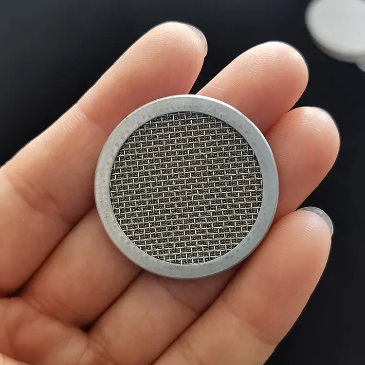 Alta Qualidade 304 Aço Inoxidável Sinterizado Wire Mesh Screen Filter Disc Para Medical Field