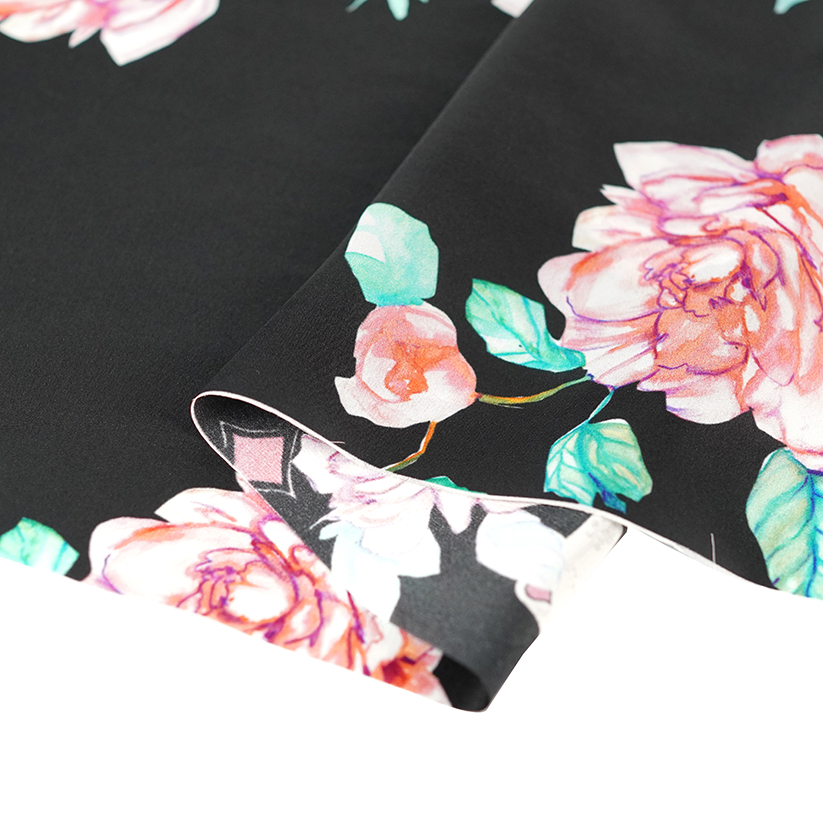 Environmental protection customized digital printing special pattern 100% cotton satin fabric