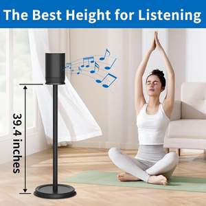 ขาตั้งลำโพงแบบตั้งพื้นสำหรับงานหนักสำหรับ <span class=keywords><strong>Sonos</strong></span> <span class=keywords><strong>Move</strong></span> 2 พร้อมคลิปจัดการสายเคเบิล ใช้ได้กับลำโพง <span class=keywords><strong>Sonos</strong></span> <span class=keywords><strong>Move</strong></span> - Product Image 6