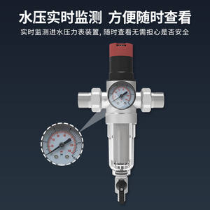 Vanne de régulation de pression réglable en acier inoxydable, exclusive transfrontalière, haute pression, pré-filtre, vanne de réduction de pression - Product Image 2