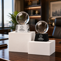 Trophée de baseball élégant en verre personnalisé par Noble Manufacturer pour événements sportifs et reconnaissance d'entreprise