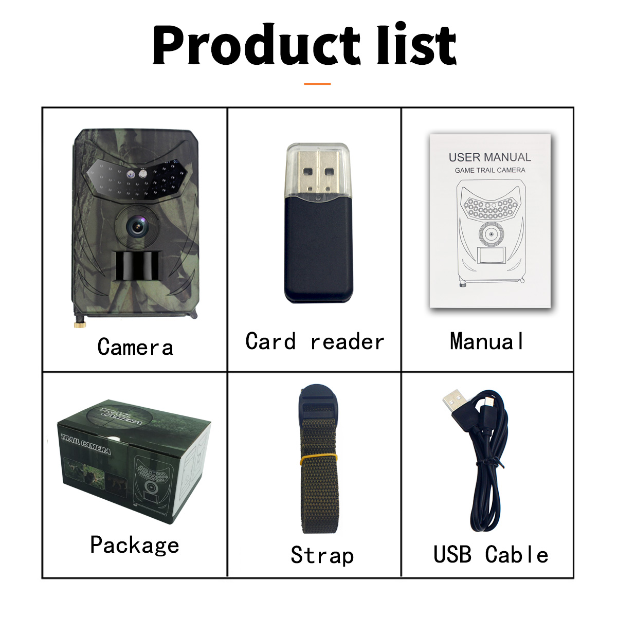 1080P 20MP Game Hunting Camera 26pcs 940nm IP56 Waterproof Trail Camera