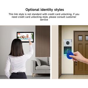 Tuya thông minh video Chuông Cửa 7-inch màn hình cảm ứng 1080p không thấm nước wifi với màn hình hai chiều liên lạc trực quan đến thăm cửa điện thoại - Product Image 5