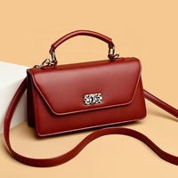 Sac à main décontracté en cuir PU pour femme, petit sac bandoulière, sac à main pour femme couleur bonbon, sac à bandoulière de luxe pour femme