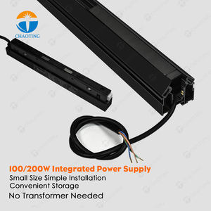 Nouveau design, rail magnétique en aluminium pour plafond <span class=keywords><strong>tendu</strong></span>, éclairage <span class=keywords><strong>LED</strong></span> sur rail 48V, Russie - Product Image 4