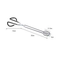 Pinces à barbecue en acier inoxydable et ciseaux à charbon de bois, pinces de service multifonctionnelles pour grillades en extérieur
