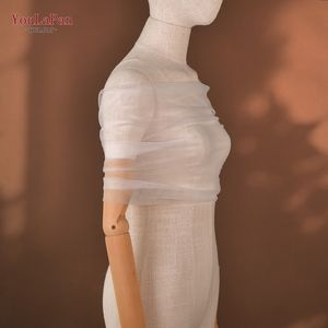 YouLaPan - <span class=keywords><strong>Bolero</strong></span> corto sin mangas para <span class=keywords><strong>mujer</strong></span>, suave y elástico, de nailon y tul, para boda, top, chaqueta, VG73-N - Product Image 5